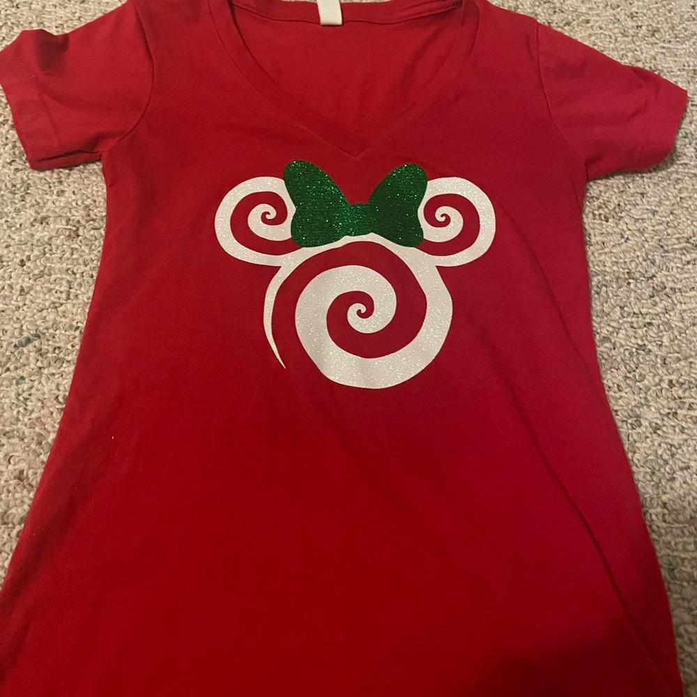 Minnie Christmas candy tee